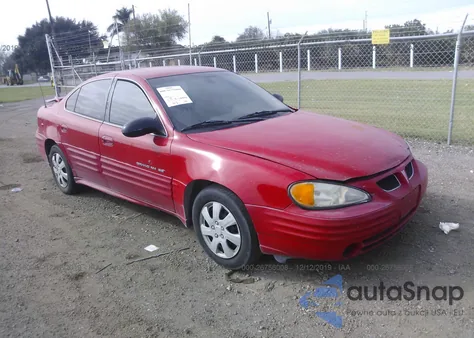 2002 Pontiac Grand Am Se1 z USA, uszkodzony, nr VIN 1G2NF52FX2C117576